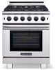 American Range Performer Series 24" Stainless Steel 4" High Stub Back-1