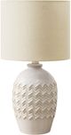Monarch Specialties Inc. Ivory Ceramic/Ivory Shade Table Lamp -0