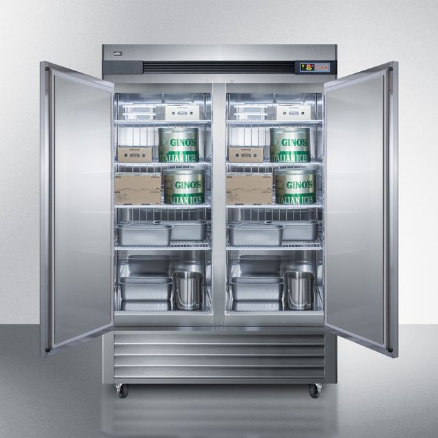 Summit® Commercial 55" 49 Cu. Ft. Stainless Steel Reach-In All-Freezer-3