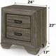 ACME Furniture Lyndon Weathered Gray Grain Nightstand-2