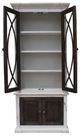 Cottage Creek Furniture Bahari Distressed White/Slate Showcase-2