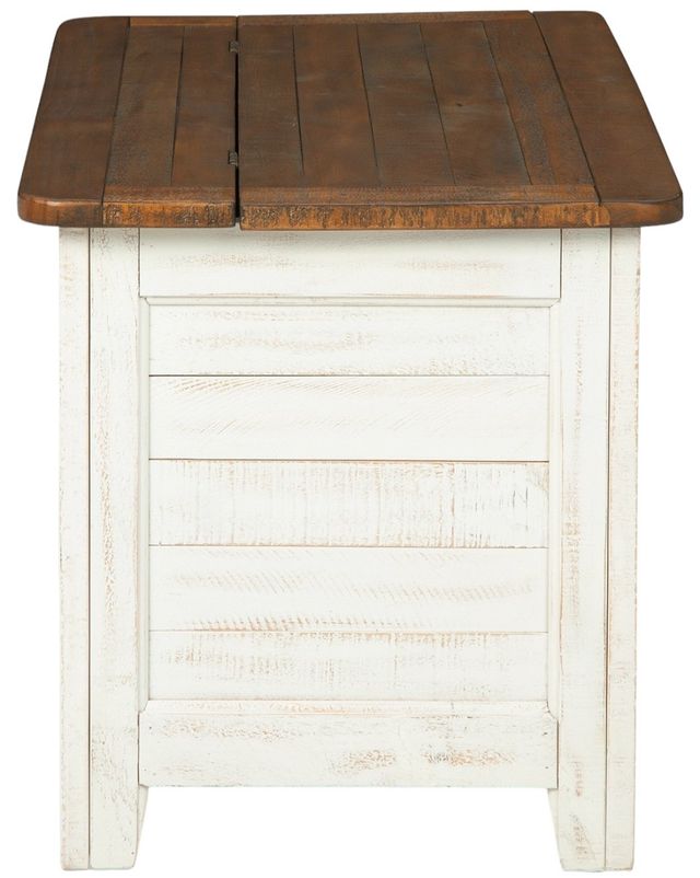 Signature Design by Ashley® Dashbury Antique White Storage Trunk-2