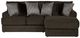 Jackson Furniture Galaxy 2-Piece Chocolate Right-Arm Facing Loveseat Sectional and Chaise-1