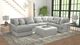Jackson Furniture Titan 4-Piece Moonstruck Left Side Facing U-Shape Chaise Sectional-1