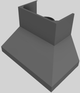 Vent-A-Hood® 42" Gunsmoke Euro-Style Wall Mounted Range Hood-5
