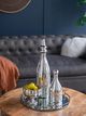 A & B Home Antique Silver 21" Glass Jar-5