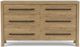 Riverside Furniture Davie Pale Oak 6-Drawer Dresser-1