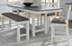 Liberty Furniture Brook Bay 6-Piece Carbon Gray/Textured White Optional Gathering Trestle Table Set-0
