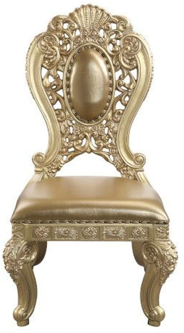 ACME Furniture Seville 2-Piece Gold Side Chair Set-2