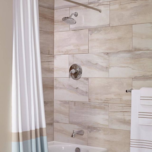 American Standard Fluent® Polished Chrome Tub and Shower Trim Kit with Pressure Balance Cartridge-2