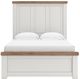 Benchcraft® Savonport Brown/White Queen Panel Bed-2
