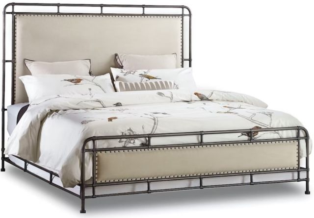 Hooker® Furniture Studio Angel Oatmeal/Rustic Chic Queen Upholstered Bed-0