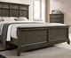 Furniture of America® Houston Gray Queen Panel Bed-1