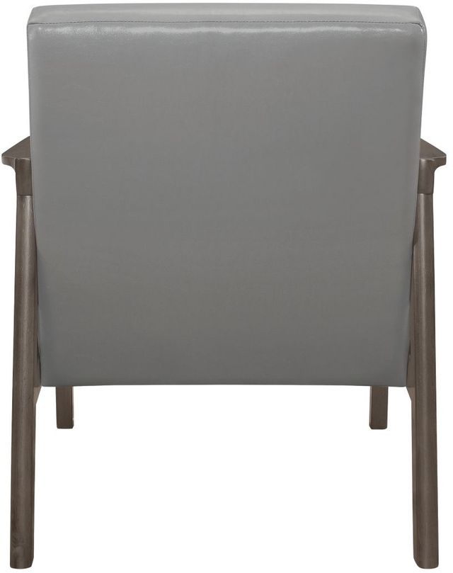 Mazin Furniture Alby Gray Upholstered Accent Chair-3