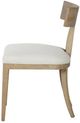 VIG Furniture Modrest Fabien 2-Piece Beige Linen and Wood Dining Chair Set-2