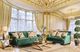 Furniture of America® Verdante Emerald Green Loveseat and Sofa-0
