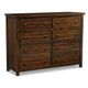 Elements International Dawson Creek Dark Wood Dresser-0