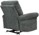 Signature Design by Ashley® Aureta Charcoal Power Lift Recliner-3