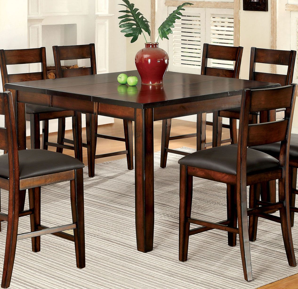 Furniture of America Dickinson II Counter Height Dinner Table