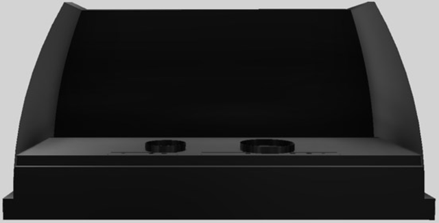 Vent-A-Hood® Designer Series 60" Black Wall Mounted Range Hood-3