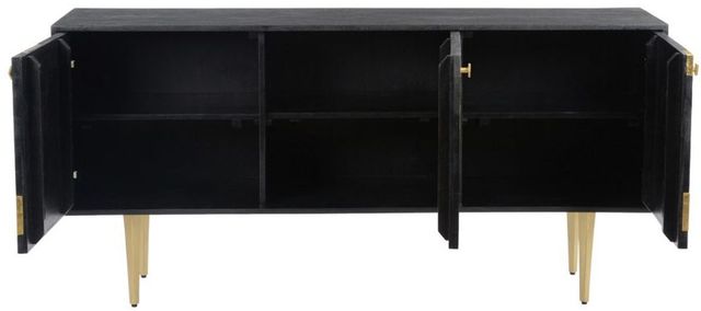 Moe's Home Collection Sapporo Black/Brass Sideboard-1