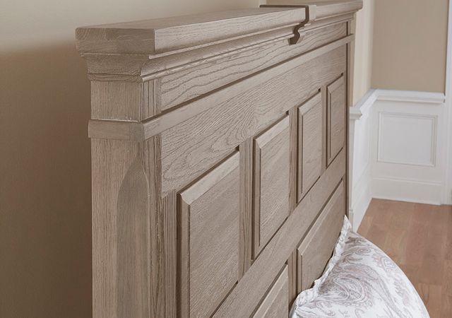 Artisan & Post by Vaughan-Bassett Heritage Graystone Queen Panel Mansion Bed-2