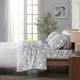 Olliix by True North by Sleep Philosophy Grey Penguins Queen Cozy 100% Cotton Flannel Printed Sheet Set-3
