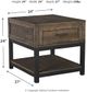 Table d'extrémité carrée Johurst, brun, Signature Design by Ashley®-4