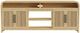 Elements International Ridgemont Natural 82" TV Console without Fireplace Insert-3