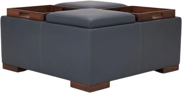 American Leather® Customizable Marin Leather Storage Ottoman-0
