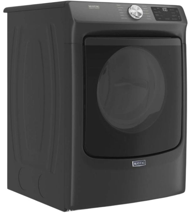 Maytag® 7.3 Cu. Ft. Volcano Black Front Load Gas Dryer with Extra Power and Quick Dry Cycle -2