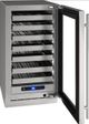 U-Line® 5-Class 18" 3.7 Cubic Feet Stainless Steel Wine Storage-1