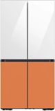 Samsung Bespoke Flex™ 18" White Glass French Door Refrigerator Top Panel-4