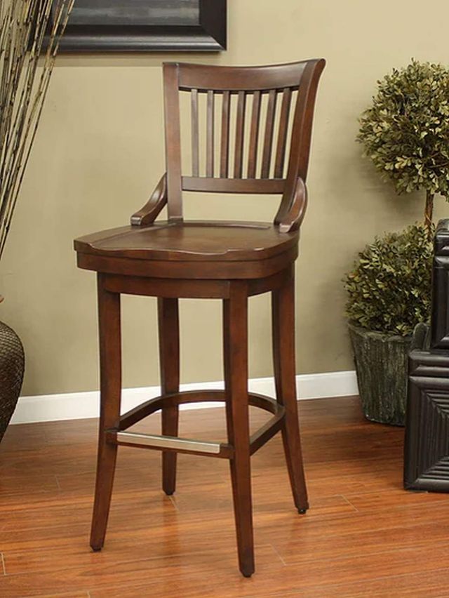 American Heritage Billiards Liberty Suede Counter Stool-1