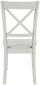 Jofran Inc. Simplicity Dove Gray X-Back Dining Side Chair-3
