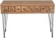 Jofran Inc. American Vintage Brown Console Sofa with Gray Base-2