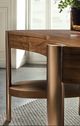 Hooker® Furniture Eleana Light Caramel Writing Desk with Sunlit Bronze Base-5