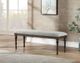 Steve Silver Co.® Linnett Light Gray/Slate Bench-1