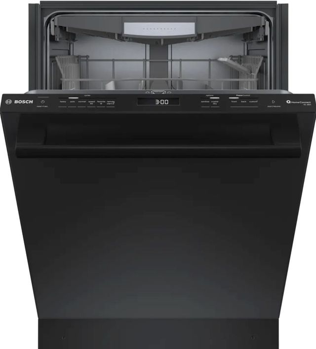 Bosch® 800 Series 24" Black Top Control Built In Dishwasher-1