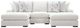 Signature Design by Ashley® Wynncroft Manor 3-Piece Chalk U-Shape Sectional and Double Chaise-0