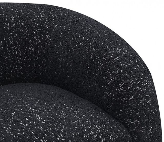 Furniture of America® Freja Black Swivel Chair-4