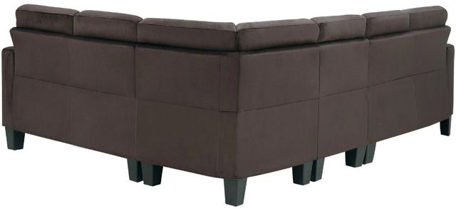 Homelegance® Lantana Chocolate Reversible Sectional-3