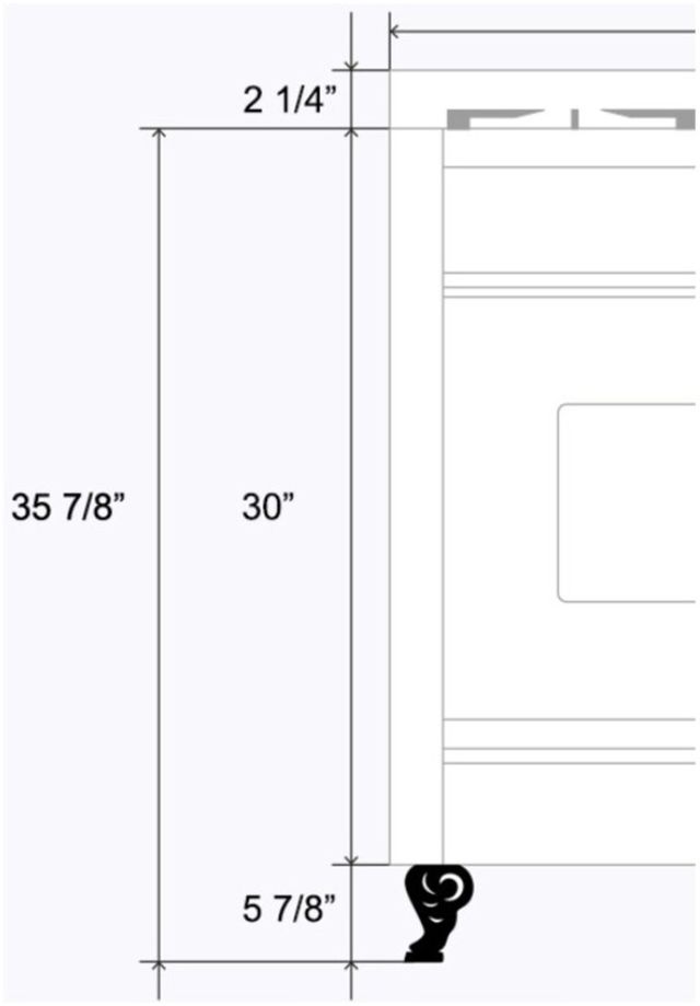 Ilve Chrome Scroll Claw Leg-1