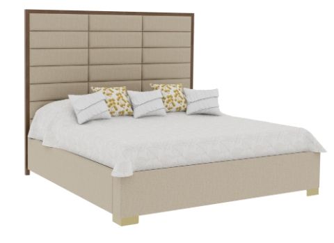 Country View Woodworking Customizable Verrado 4B California King Panel Bed-0