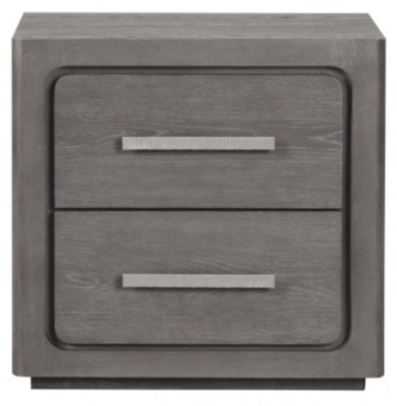 Furniture of America® Crowthorne Warm Gray Nightstand-2