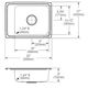 Elkay Lustertone® Classic Lustrous Satin Stainless Steel 22" x 17" x 6" 2-Hole Single Bowl Drop-in Classroom ADA Sink with Quick-Clip-1