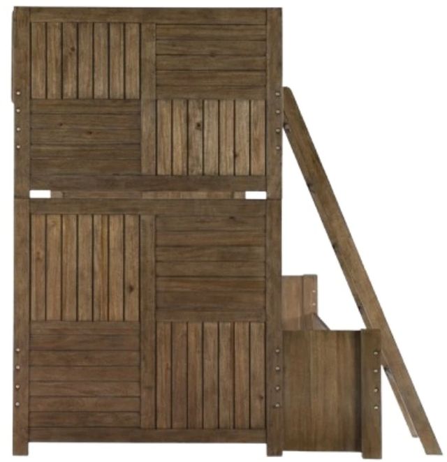Legacy Classic Summer Camp Tree House Brown Youth Twin/Full Bunk Bed -2