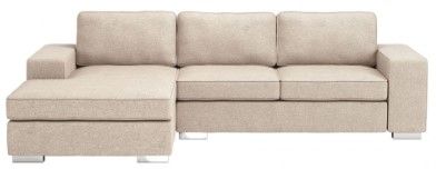 Zuo® Modern Brickell 2-Piece Beige Left-Arm Facing Sofa Sectional and Chaise-1