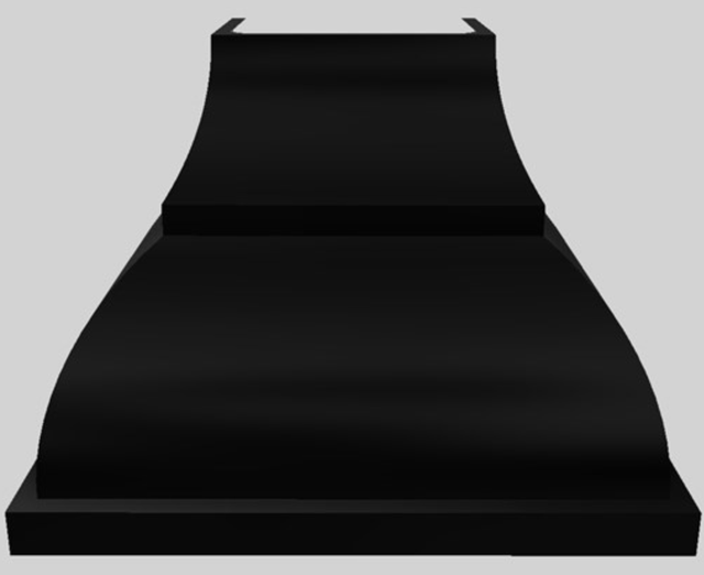 Vent-A-Hood® Designer Series 42" Black Wall Mounted Range Hood-0