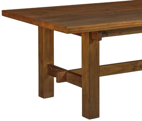 Moe's Home Collection Mikoshi Vintage Brown 109" Dining Table -3